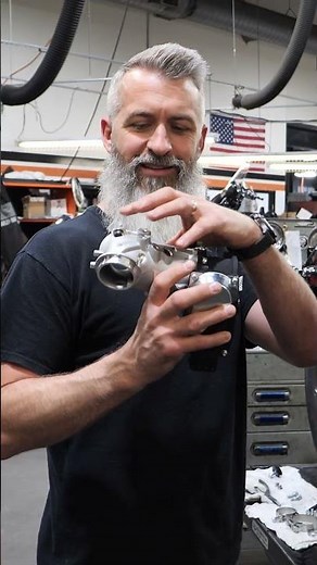 Jamie explaining Harley 64mm Manifold and Throttle Body on our stage II
