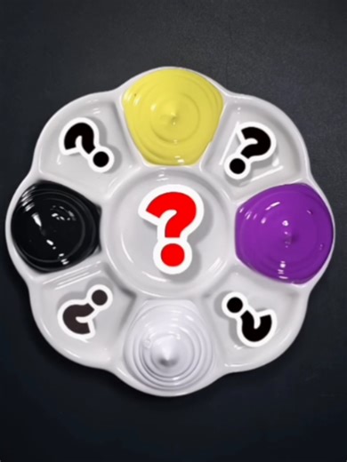 Yellow violet white black.#colormixing #asmr #fyp #oddlysatisfying | colors