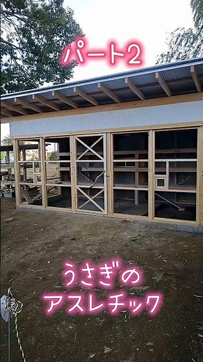 うさぎ小屋 内装造作編 #うさぎ小屋 #動物の家 #動物 #アスレチック #秘密基地 #小屋 #セカンドハウス #タイニーハウス #建築 #内装 #保育園工事 #学童工事 #池沢造園外構