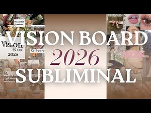 2026 vision board subliminal ✦ manifest your dreams