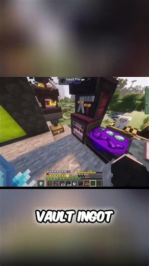 Minecraft Magic: Scrap, Forge & Build Your Dream Base! #shorts