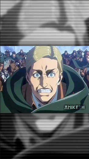 ERWIN SMITH'S FINAL SPEECH 💀|🔥 MY SOLDIERS RAGE 😱|🙌🏻 ATTACK ON TITAN | #ERWINSMITH #ATTACKONTITAN