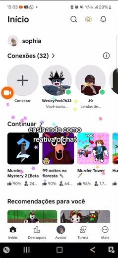 Como Reativar o Chat no Roblox: Tutorial Completo