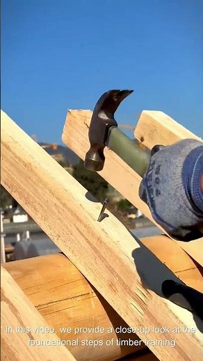 Timber Framing and Nailing Process