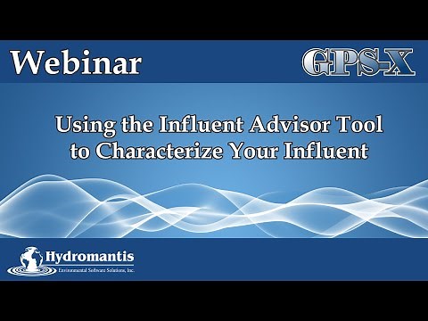 Using the GPS-X Influent Advisor Tool to Characterize Your Influent