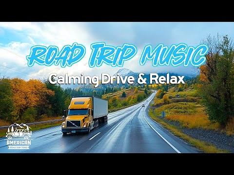 American Road Trip Instrumental Relaxing Music, Guitar Romantic Songs for Calm Driving & Relaxation