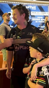 3.3K views · 25 reactions | Footy fans have taken over Las Vegas as the NRL fan day sees the team's supporters celebrate ahead of the massive season launch on Sunday. MORE ▶️ https://bit.ly/3QClYsy | Penrith Press | Facebook
