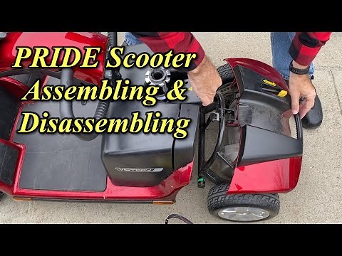 How to assemble and disassemble a PRIDE Victory 9/4 wheel Mobility Scooter