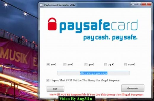 Paysafecard Code Generator Download Working Link Mediafire