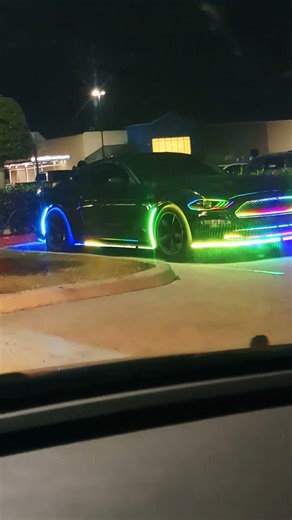 epic neon car color show