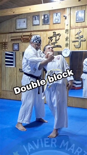 339 reactions · 88 shares | Double block explained. #karate #bunkai #Tuite #kata | Javier Martinez Karate Kobudo | Facebook