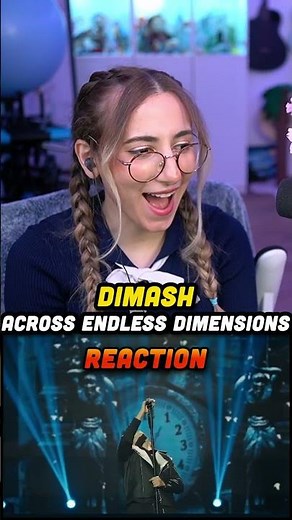 Dimash - Across Endless Dimensions | Singer Musician - Reaction #shorts #reaction #musicreaction