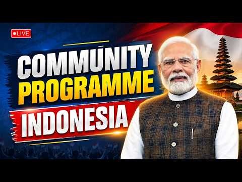 LIVE: PM Modi in Indonesia | India-Indonesia Partnership, Economy & Global Vision | Jakarta