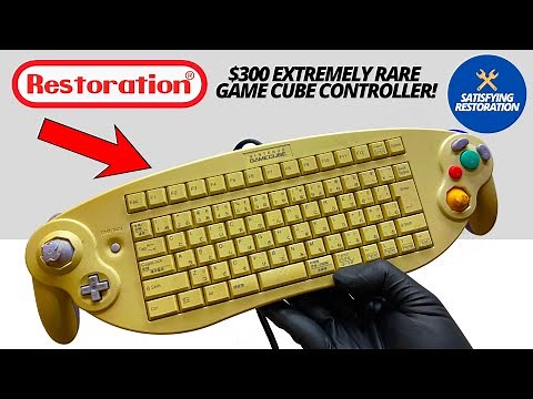 Gamecube Keyboard Restoration - Yellowed Plastic Retrobright