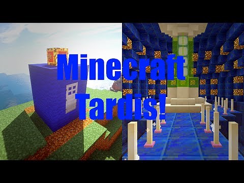 Minecraft Working Tardis! In Vanilla Minecraft! Using Command Blocks!