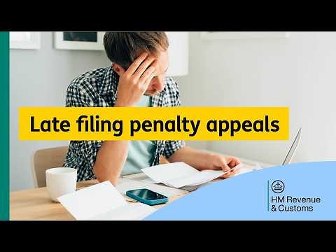 How can I appeal a late filing penalty?