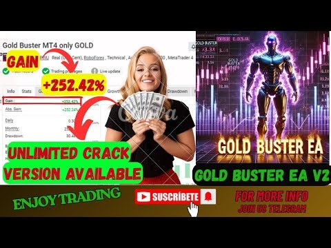 Gold Buster EA MT4 V2 | Professional Gold Trading EA | Ful Guide | Professional Based Gold Trading|