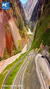 10K views · 784 reactions | This scenic highway in Xinjiang, China runs through glaciers, forests and grasslands | China Xinhua News | Facebook