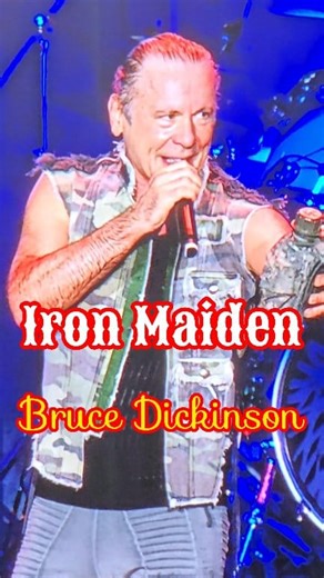 Iron Maiden Concert, Bruce Dickinson - Cheers! Warsaw 2 August 2025 #ironmaiden #brucedickinson | Michael Caine