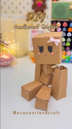 DIY Cardboard Ragdoll💖