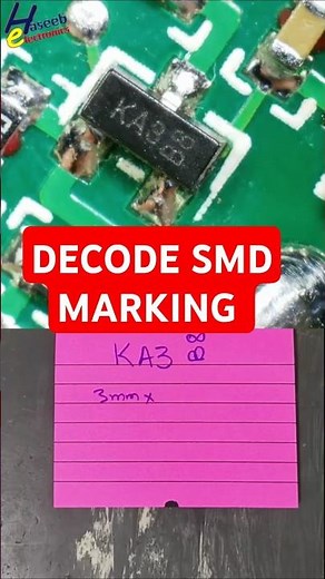 Decode KA3 SMD Code in Seconds! | Identify 3-Pin SMD Part #shorts