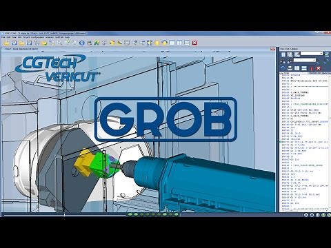 GROB machine tool CNC simulation with VERICUT