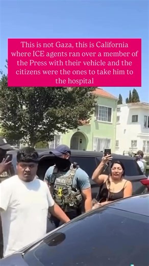 31K views · 1.5K reactions | this is California where ICE agents ran over a member of the Press with their vehicle and the citizens were the ones to take him to the hospital  | Denise Williams | Facebook