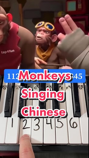 Monkeys Singing Chinese 🐵 @DeafultboyYT