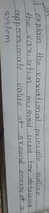 Well-formatted QuestionExplain the variational principle. Out... | Filo