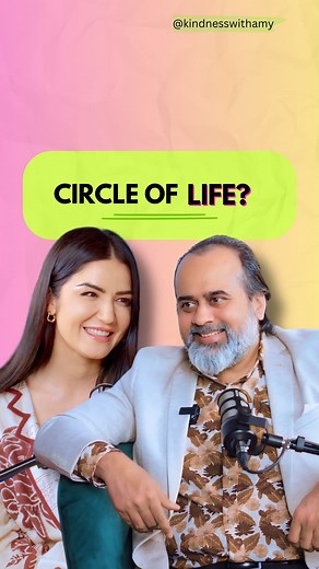 Amy Aela on Instagram: "Eating meat is the circle of life? The “circle of life” argument oversimplifies the issue, ignoring the ethical, ecological, and health implications of modern meat consumption. Humans have alternatives and the capacity to live sustainably without relying on animal products. Brought to you by @genv_india @genv_eng Explained eloquently by @acharya_prashant_ap. Full podcast is online, link in bio! #AcharyaPrashant #Ethics #Veganism #Podcast"