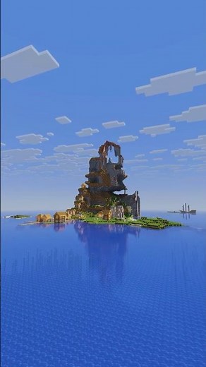Is This The Craziest Minecraft Village Island Seed Ever?