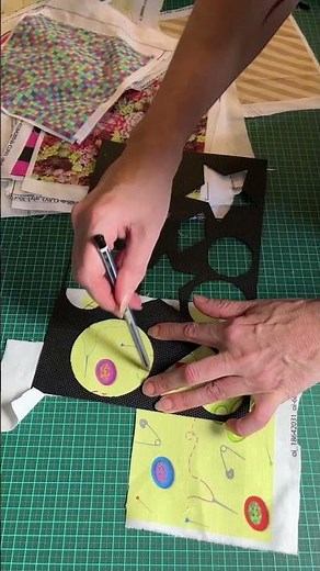 Make iron-on patches with fabric swatches and interfacing ~ Full tutorial at thriftystitches.com.au