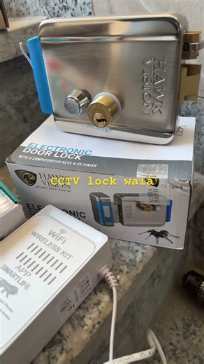 WiFi Electronic Gate Lock With rfid remote pin access