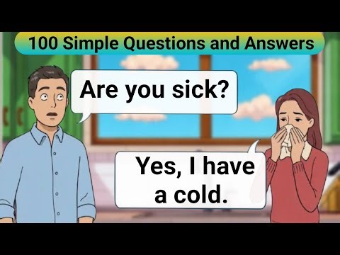 100 Simple English Questions and Answers for Beginners | English Speaking Practice