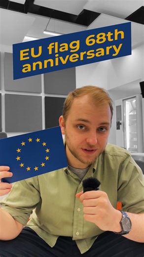 🎂 Happy birthday to the European flag 🇪🇺 ! It was first adopted by Council of Europe 68 years ago today, and it became the EU emblem in 1985. Do you know what it symbolises? Watch to find out! | Council of the European Union