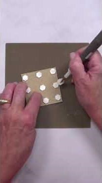 Patchwork Quilt Card Using Paper Scraps 🧵 Easy Card Layout Idea