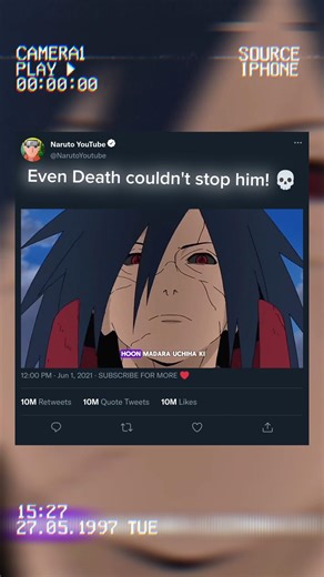 The Legend Who Scared Death! 💀🔥 #Madara #naruto #narutoshippuden