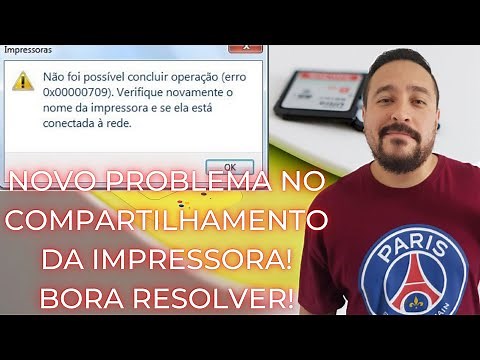 PROBLEMAS PARA COMPARTILHAR A IMPRESSORA? ERRO 0x00000709 / 0x00000040 (2021)