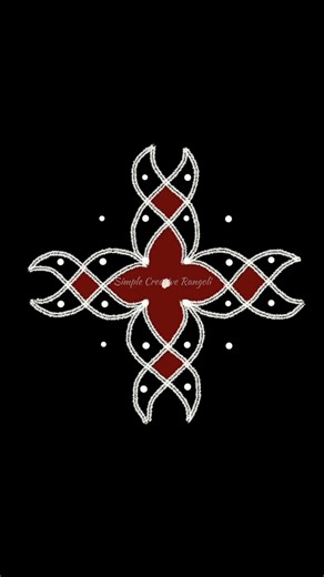 🌸 New Year 2026 Special Sikku Kolam | Easy Pulli Kolam | Daily Kolam Ideas