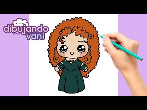 How to draw merida kawaii