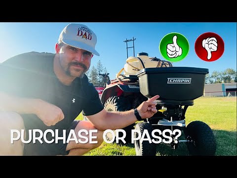 Is This The Best Tow & Pull Behind Spreader? My Chapin 8622B Demo & Review!