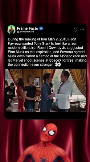 During the Filming of Iron Man 2 (2010), Tony Stark Was Inspired by Elon Musk