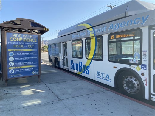 SunLine Transit Agency to be Presented with $500,000 Funding Award
