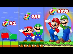 NEW! Super Mario Bros. But 1-BIT vs 8-BIT vs 32-BIT vs HD Full Challenge!
