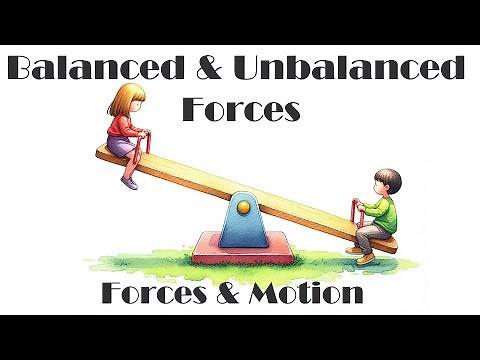 Forces and Motion - Balanced and Unbalanced Forces - Science NGSS - 3rd and 4th Grade