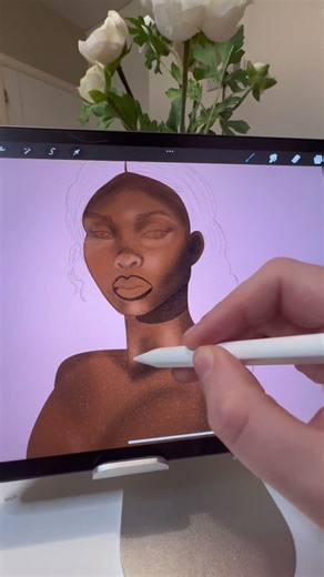 How I draw portraits in #procreate ✨ #digitalart #procreate #drawing #portrait #howtodraw #process
