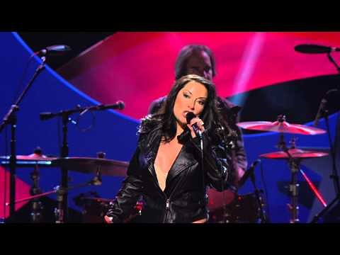 Margo Rey sings "Get Back" shot live at the Ryman Auditorium in Nashville, Tennessee