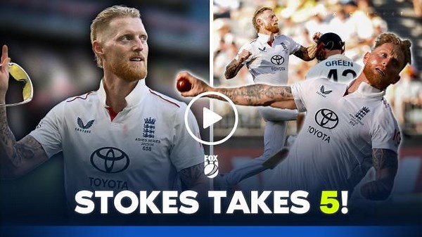 Stokes ignites with fiery 5-wicket haul
