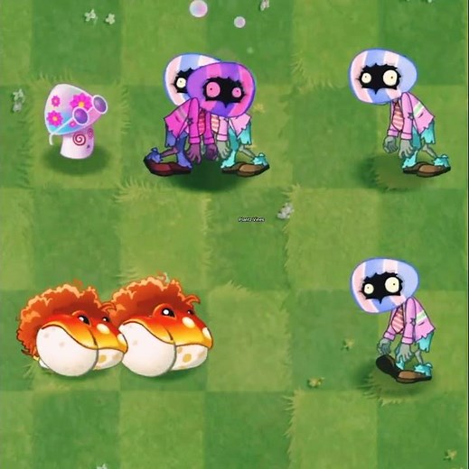 PvZ 2 - Hypno Shroom Vs Brickhead Zombies Vs Toadstool