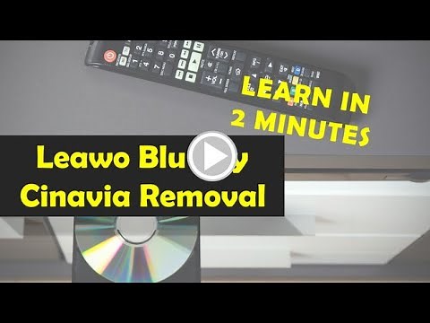 Blu ray Cinavia Removal Video Demo - How to Remove Audio Watermark upon Blu-ray